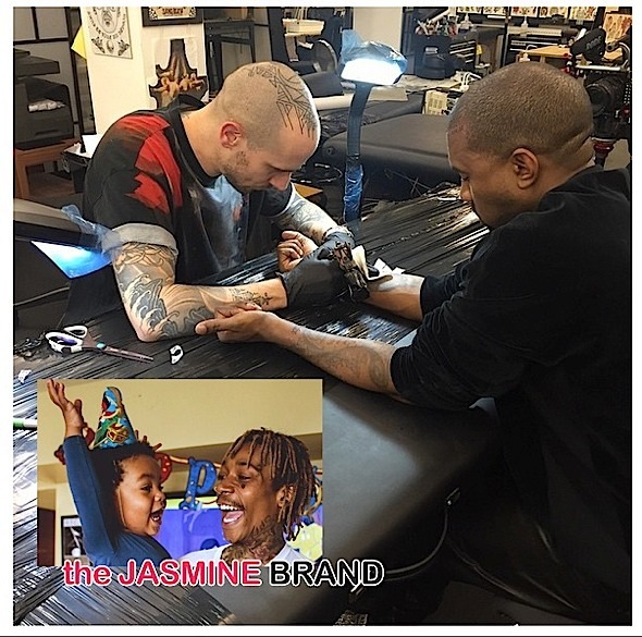 Kanye West Gets New Ink + Wiz Khalifa Celebrates Son’s Belated B-Day [Photos]