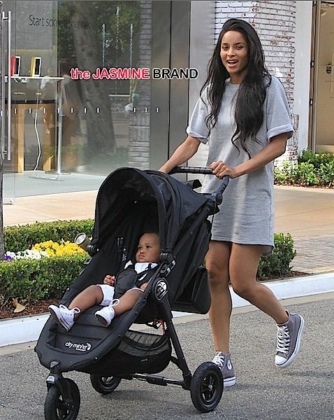 Mommy Duty! Ciara & Baby Future Hit The Grove [Photos]