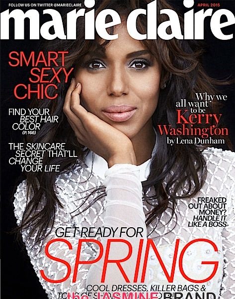 Kerry Washington: Didn’t Grow Up Feeling Pretty + See Her Marie Claire Cover!