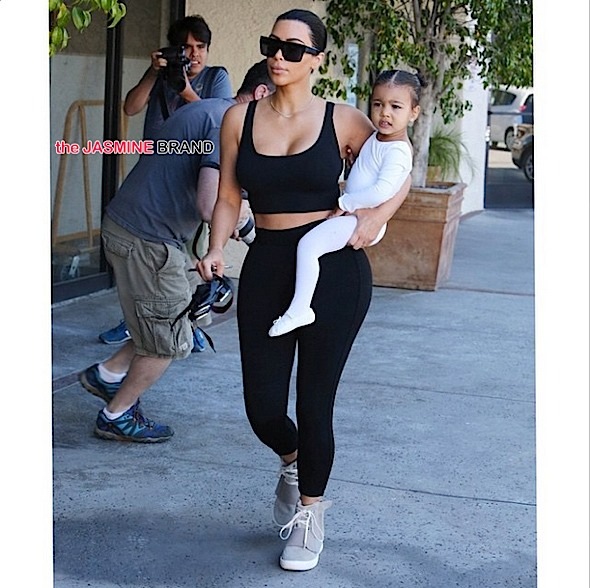 Celebrity Stalking: Kim Kardashian & North West, Nicki Minaj & Meek Mill, Amber Rose, Angela Simmons, Tyrese, Ciara & RHOA’s Last Supper [Photos]