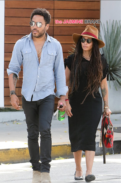 Lenny Kravitz & Lisa Bonet Hit LA, Nicole Murphy Spotted at Katsuya ...