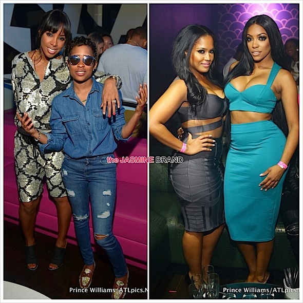 Kelly Rowland, Porsha Williams & Dej Loaf Party At Atlanta’s Gold Room [Photos]