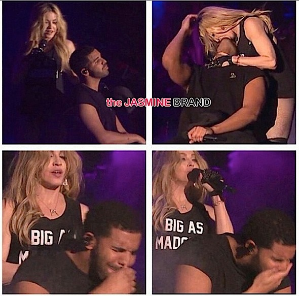 Madonna Slides Her Famous Tongue In Drake’s Mouth [VIDEO]