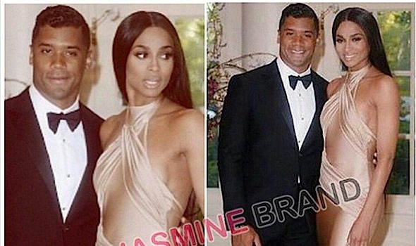 Couple Cuteness: Russell Wilson & Ciara Attend White House State Dinner [Photos]