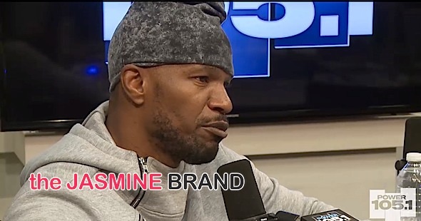 Jamie Foxx On Meeting Chris Brown’s Daughter, Dating A Woman Too Young For Him & Clowning Bruce Jenner [VIDEO]