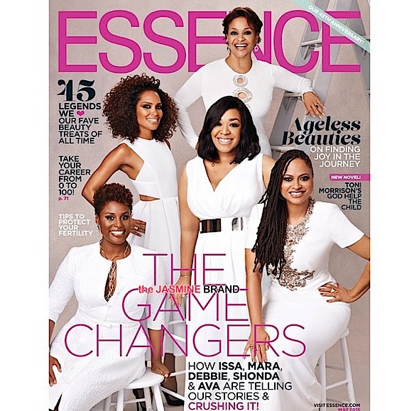 Game Changers Shonda Rhimes, Debbie Allen, Ava DuVernay, Mara Brock Akil, Issa Rae Cover Essence