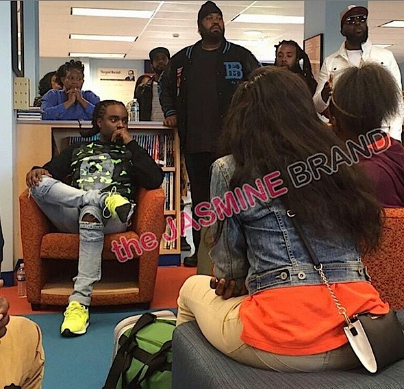 Wale Visits Baltimore High School: Talks to Students About Protests & Pursuing Their Passion [VIDEO]