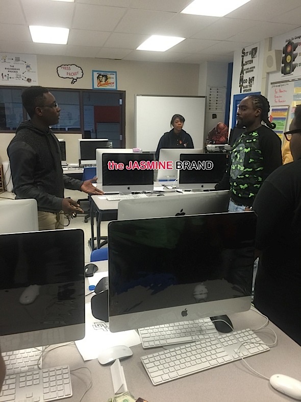 Wale Visits Baltimore High School Talks to Students About Protests-pursuing their passion-the jasmine brand