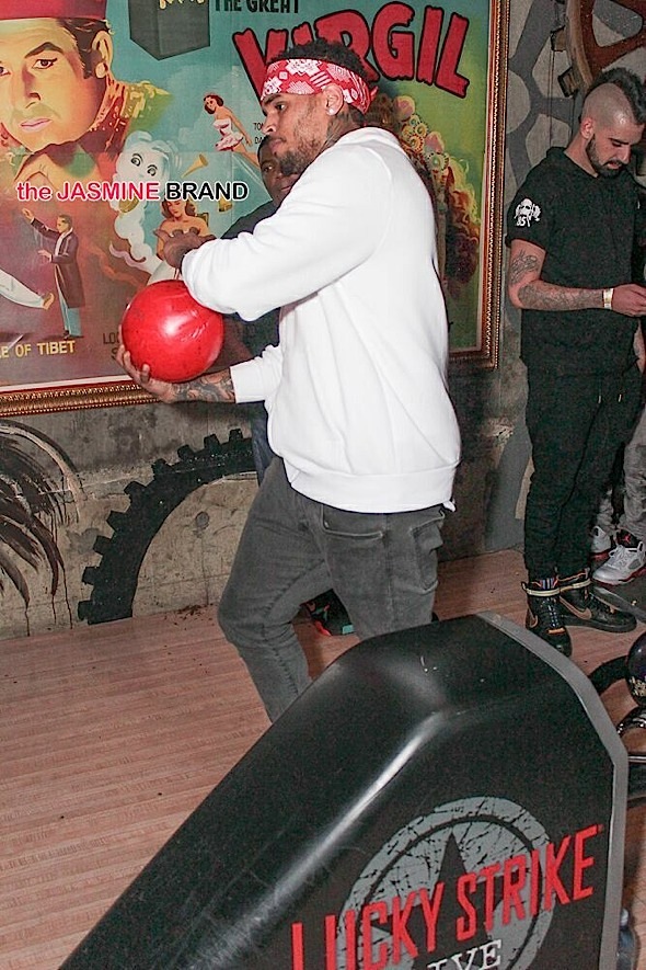 chris brown-terrence j bowling party-the jasmine brand