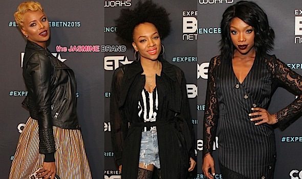 Kelly Rowland, Tyrese, Brandy, Eva Marcille, Lil Mama & More Attend BET Upfronts [Photos]