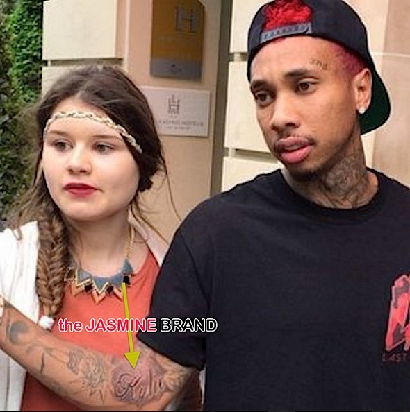 Did Tyga Get Kylie Jenner’s Name Tatted On Him??!! [Photos]