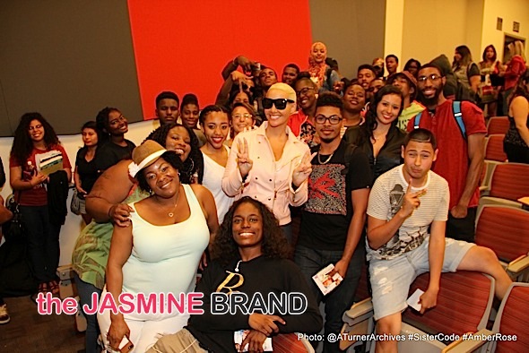 Amber Rose Speaks to Students at West LA College