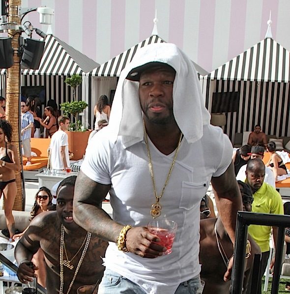 50 Cent Hosts Foxtails Day Party in Las Vegas: Victor Cruz, Jeremih, Young Buck, Shanell, Red Cafe Spotted [Photos]