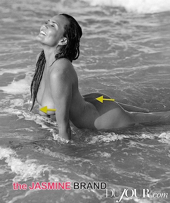 Naked Beach Oops - Couple Cuteness: Chrissy Teigen & John Legend Cover 'DuJour' + Teigen Poses  Nude! [Photos] - theJasmineBRAND