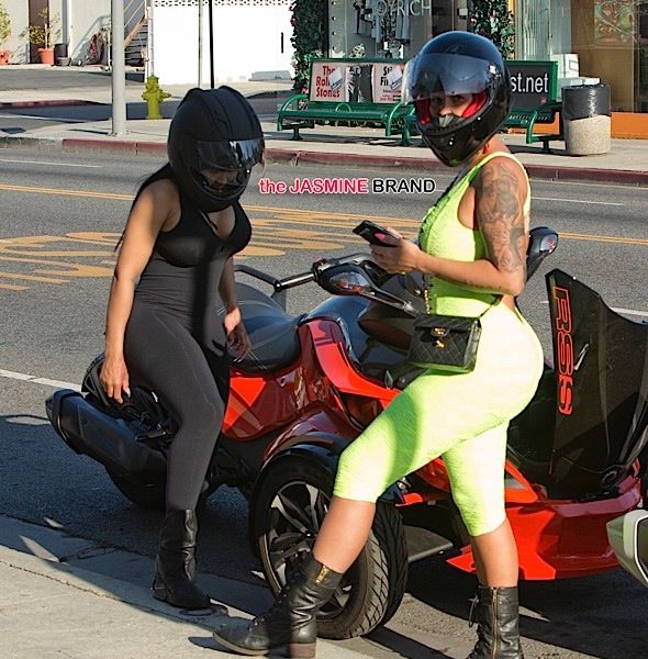 Amber Rose and Blac Chyna Ride 3-Wheelers In LA [Ridin’ Dirty]