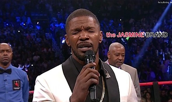 Jamie Foxx Performs National Anthem at Mayweather vs Pacquiao Fight [WATCH]