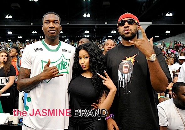 Chris Brown, French Montana, Meek Mill, Nicki Minaj Spotted at Celebrity Basketball Game [Photos]