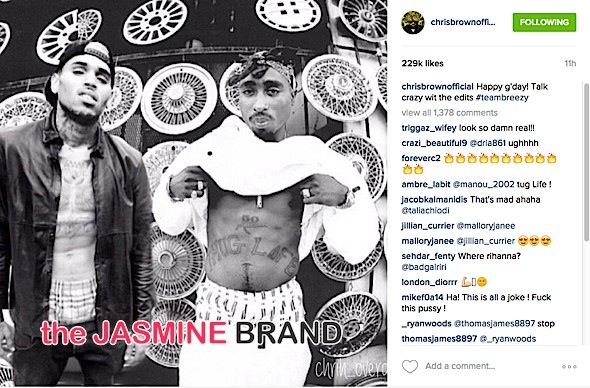Celebrities Pay Homage On Tupac’s 44th Birthday: Chris Brown, Willow Smith, Ice Cube, Jhene Aiko, Snoop, Keyshia Cole [Photos]