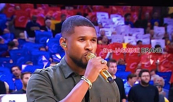 Usher Performs National Anthem At NBA Finals Game [WATCH]