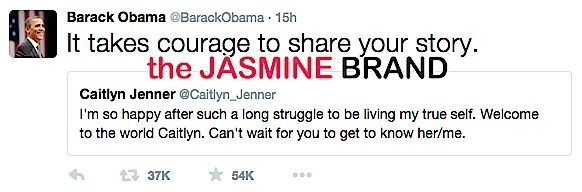 barack obama-tweets bruce jenner-the jasmine brand