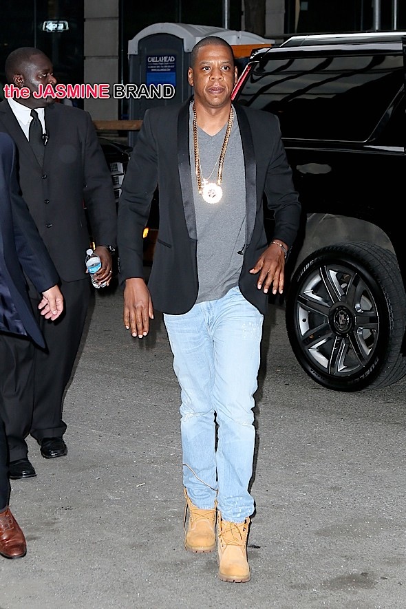 INF - Jay-Z Arriving for 'Southpaw' Premiere