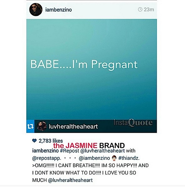 benzino-althea announce pregnancy-the jasmine brand