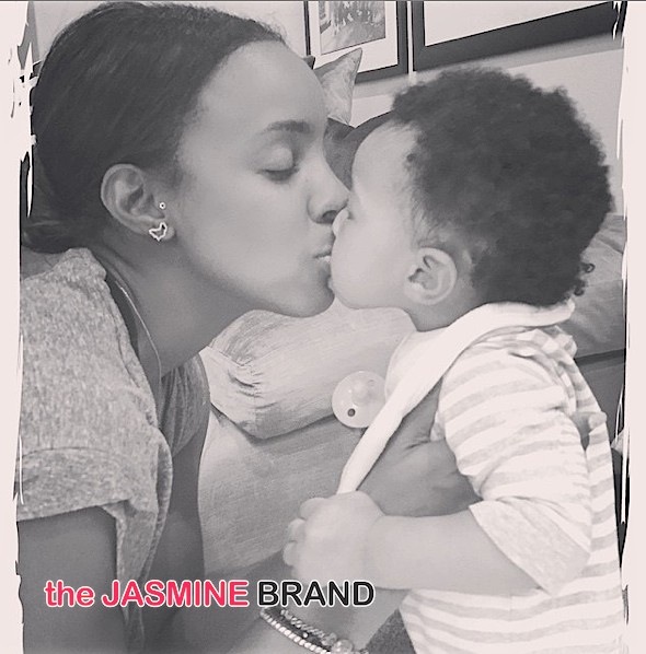 Kelly Rowland & Baby Titan Share An Adorable Kiss [Photos]