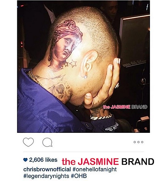 Chris Brown Head Tattoo-the jasmine brand