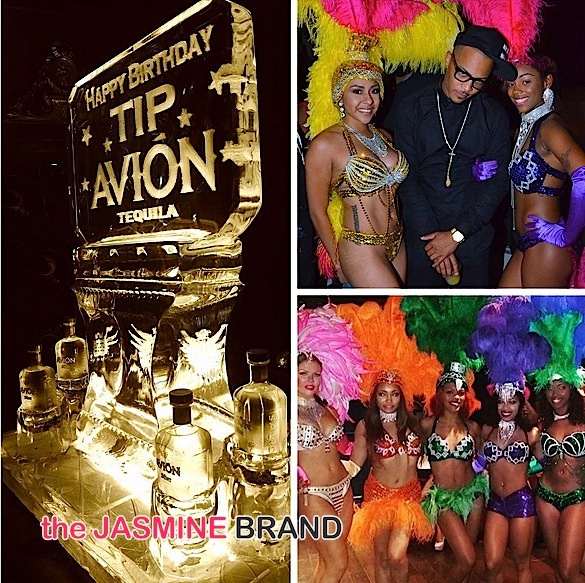 T.I. Celebrates 35th Birthday With Huge Carnivale Theme Bash! [Photos]