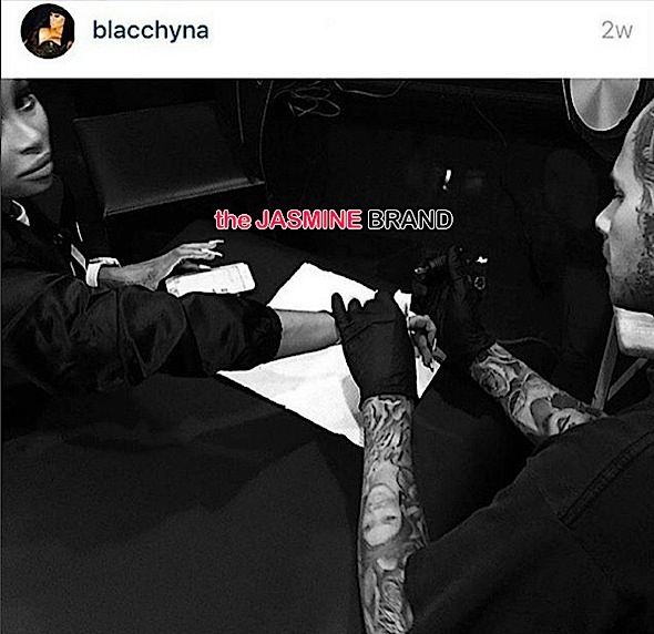 Inked Out For Love! Blac Chyna Debuts Future Tattoo [Photos