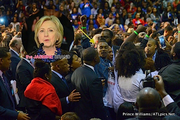 Hillary Clinton-Black Lives Matter Protestors-the jasmine brand