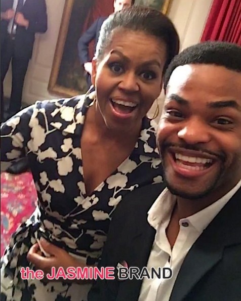 First Lady Michelle Obama, King Bach