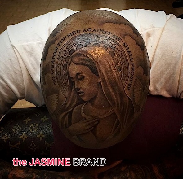 Rapper YG Debuts Religious Head Ink, Zendaya Hits Haunted House + Serena Williams For Harpers Bazaar [Photos]