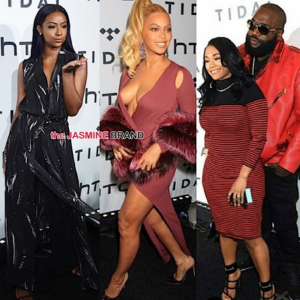 Beyonce, French Montana, Rick Ross, Justine Skye & More Hit Tidal’s Red Carpet [Photos]