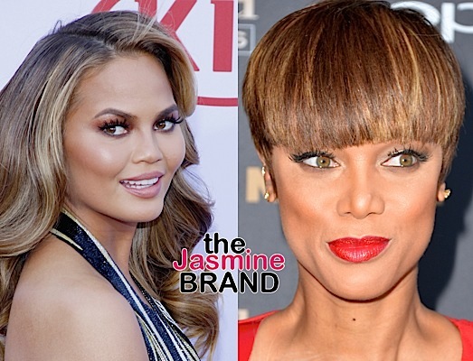 Chrissy Teigen Reacts To Rumors That She’s Fighting With Tyra Banks
