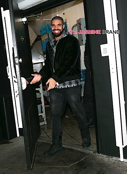Drake spotted leaving The Nice Guy in Los Angeles