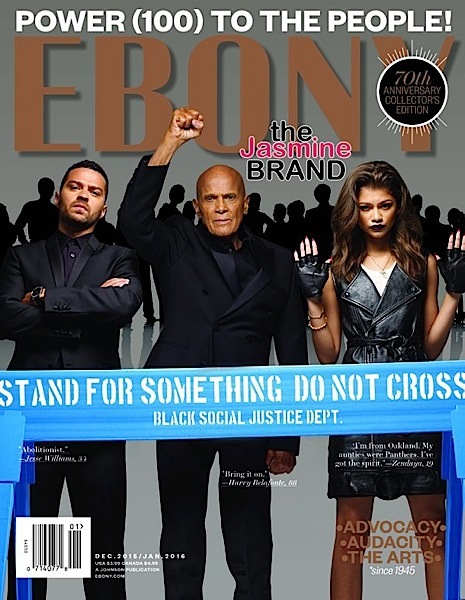 Zendaya, Jesse Williams, Harry Belafonte Go Militant For EBONY’s Cover [Photos]