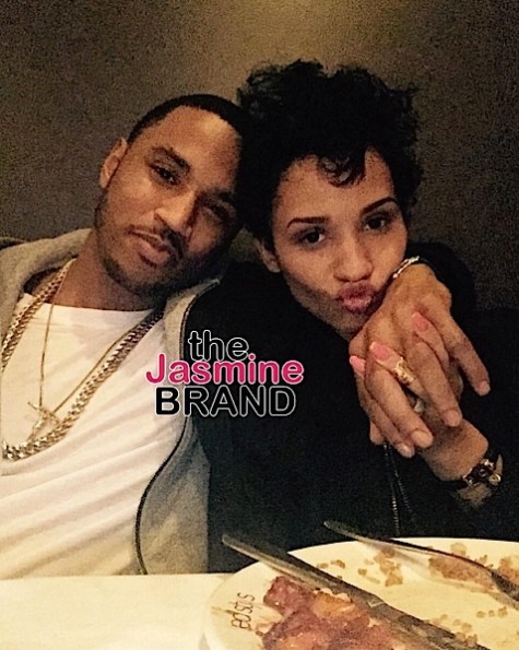 Trey Songzs Rumored Girlfriend Writes Sweet Message Hazel E Poses