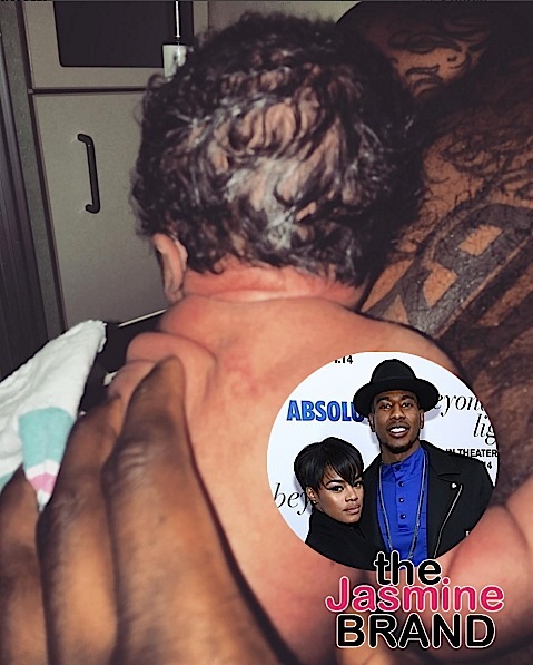 Teyana Taylor & Iman Shumpert Deliver Their Baby Girl At Home In Their Bathroom! [Photo]