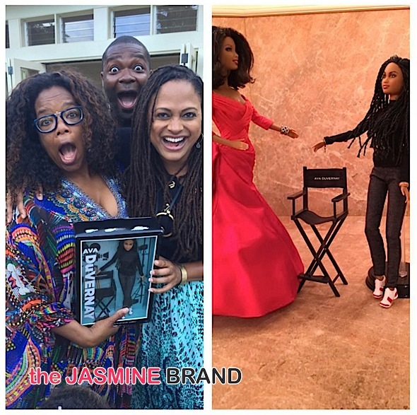 Oprah Shows Off Her Ava DuVernay Barbie, Omeeka Sits Court-Side +  [Photos]