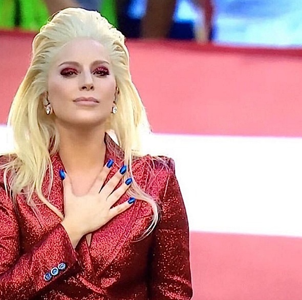 Watch: Lady Gaga Belts Out National Anthem [VIDEO]