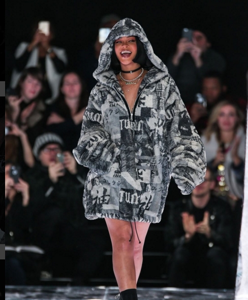 Rihanna Debuts Fenty X Puma Collection Debuts At NYFW [Photos]