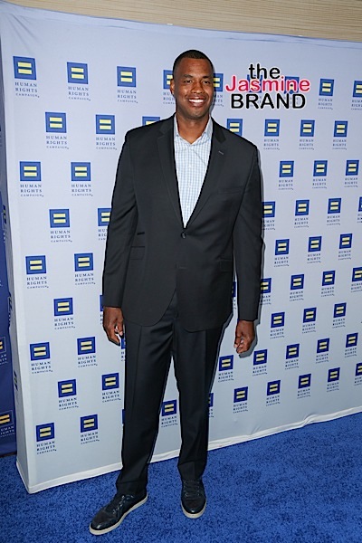 03/19/2016 - Jason Collins - Human Rights Campaign 2016 Los Angeles Gala Dinner - Arrivals - JW Marriott Los Angeles at L.A. LIVE - Los Angeles, CA, USA - Keywords: Vertical, People, Person, Celebrity, Arrival, Attending, Awareness, LGBTQ, California, City Of Los Angeles, Arrival, Photography, Arts Culture and Entertainment, Gala, Celebrities, Marriott International Orientation: Portrait Face Count: 1 - False - Photo Credit: PRPhotos.com - Contact (1-866-551-7827) - Portrait Face Count: 1