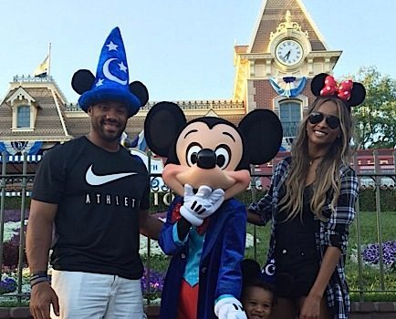 Ciara & Russell Wilson Take Baby Future to Disney Land [Photos]