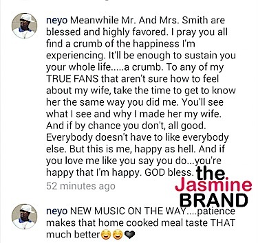 NeYo Defends Wife Against Critics: Haters must hate. - theJasmineBRAND