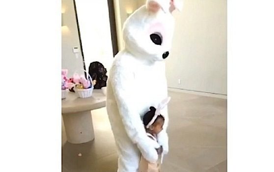 See Kanye West & Tyga Dressed Up As the Easter Bunny [VIDEO]