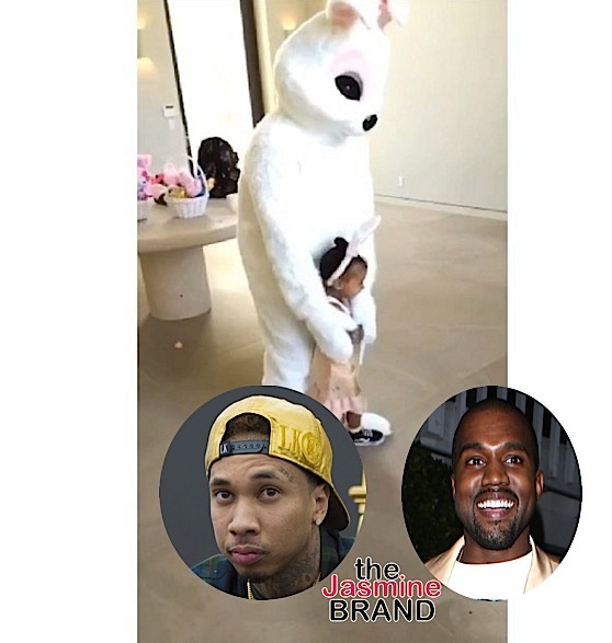 See Kanye West & Tyga Dressed Up As the Easter Bunny [VIDEO]