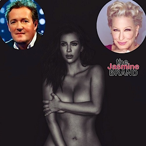 Kim Kardashian Posts MORE Nudes + Pops-Off On Bette Midler & Piers Morgan