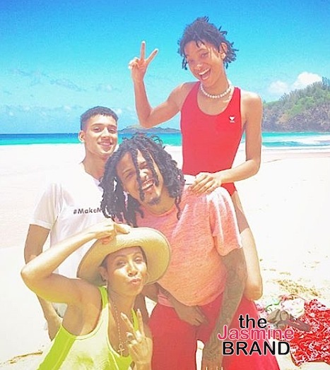 August Alsina Vacays With Willow & Jada Pinkett-Smith [Photos ...