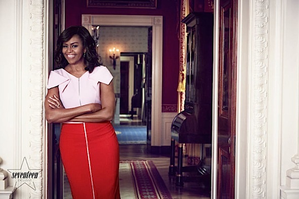 First Lady Michelle Obama: “I never thought I’d be First Lady! I didn’t believe it until we walked into the White House!”